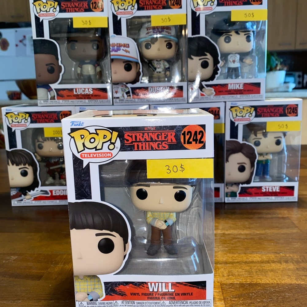 All collection S4 Stranger Things Funko Pop+Eddie Special Edition -Without Max - Picture 8 of 9